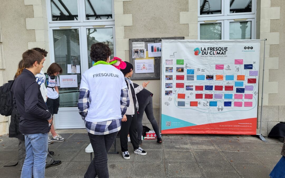 Fresque du climat au Lycée Livet : une implication totale